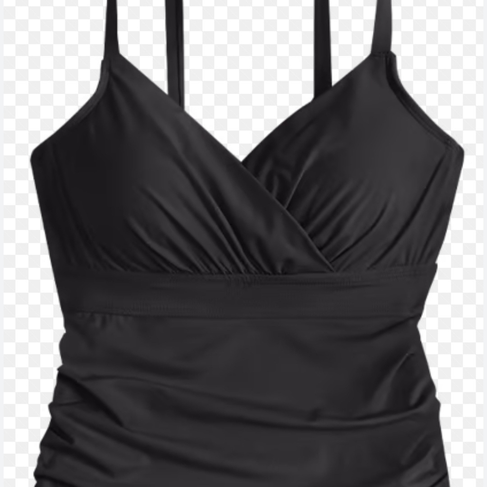 NWT Anne Cole Black Swim Tankini